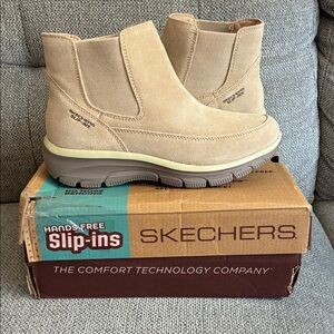 Skechers Tan Ankle Boots